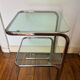 Service/end of vintage canape 1970 double tray