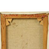 Flowers Still Life Painting Oil on Canvas Amateur Signed