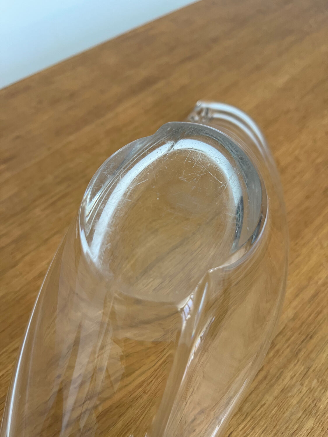 Coupe / vide poche cristal  signée Daum