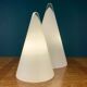 Cone table lamps Murano, Italy, 1970s, set of 2