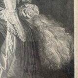 A. Van Dock, portrait of Maria Louissa De Tassis, engraving by C. Vermeulen, seventeenth century