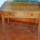 Cherry wood desk nineteenth century with a belt drawer 92 x 67 x 60 cm