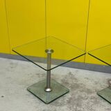 Draenert allegro 1011 glass side tables – set of 2  (price is for one )