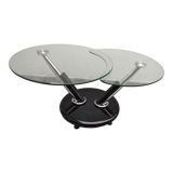 Modular pedestal table-Maison Draenert by Georg Appleshauser circa 1980