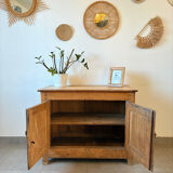 Vintage Parisian buffet in solid oak
