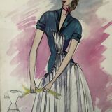 Fashion drawing G. Mazoyer