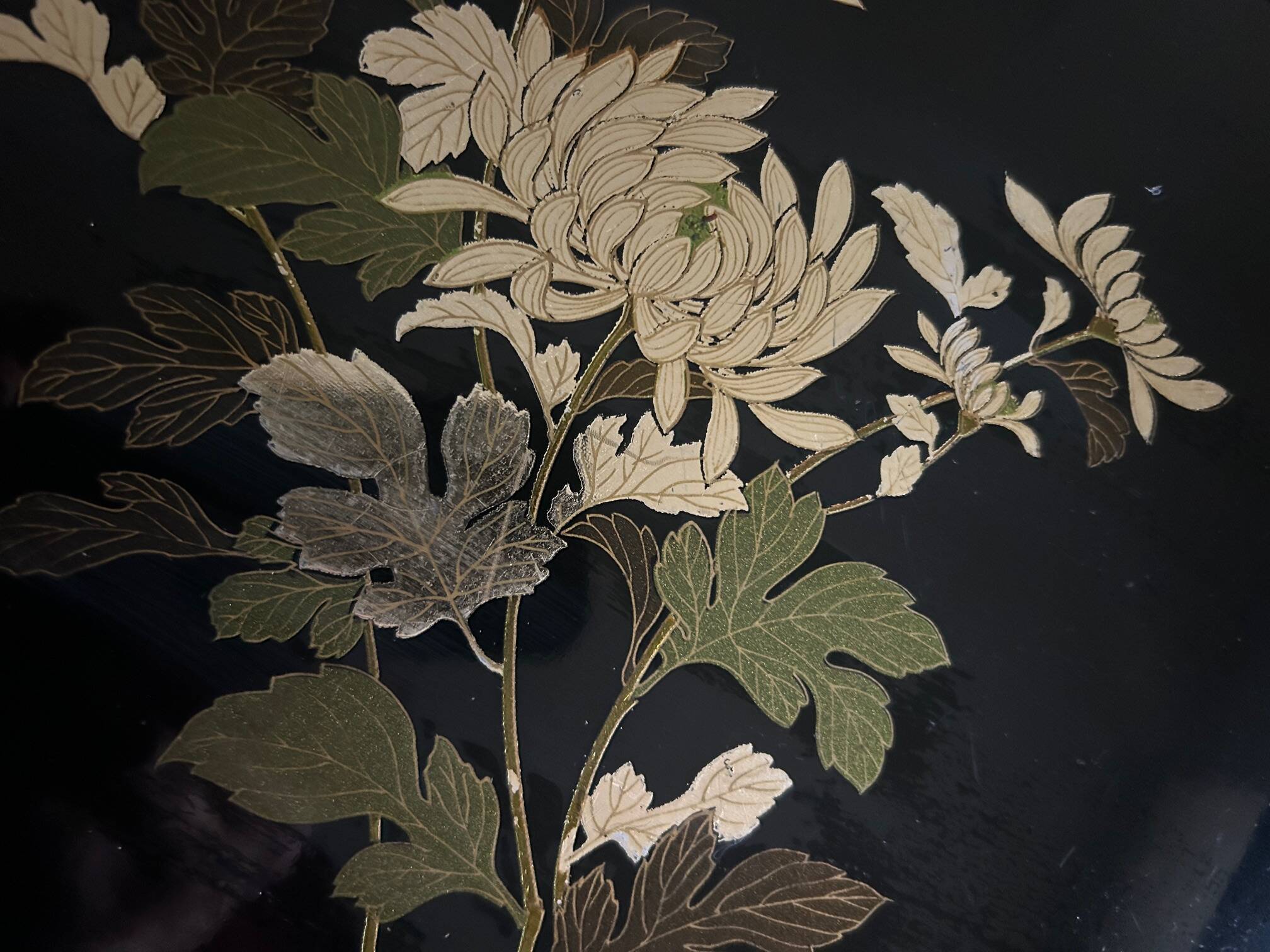 Japanese lacquered plateau 1970/1980