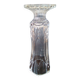 Bow crystal vase with foot