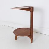 Table d'appoint vintage en teck danois par Edmund Jorgensen