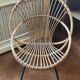 Vintage rattan armchair