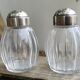 Christofle art deco salt and pepper shaker