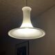 Vintage Scandinavian pendant light "Mandarin" in opaline by Michael Bang for Holmegaard, Denmark 1980s