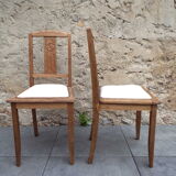 2 art deco style chairs