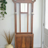 Vestiaire d’entrée style Art Déco  - Époque 1930 - Bois et métal