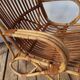 Louis Sognot vintage rattan armchair