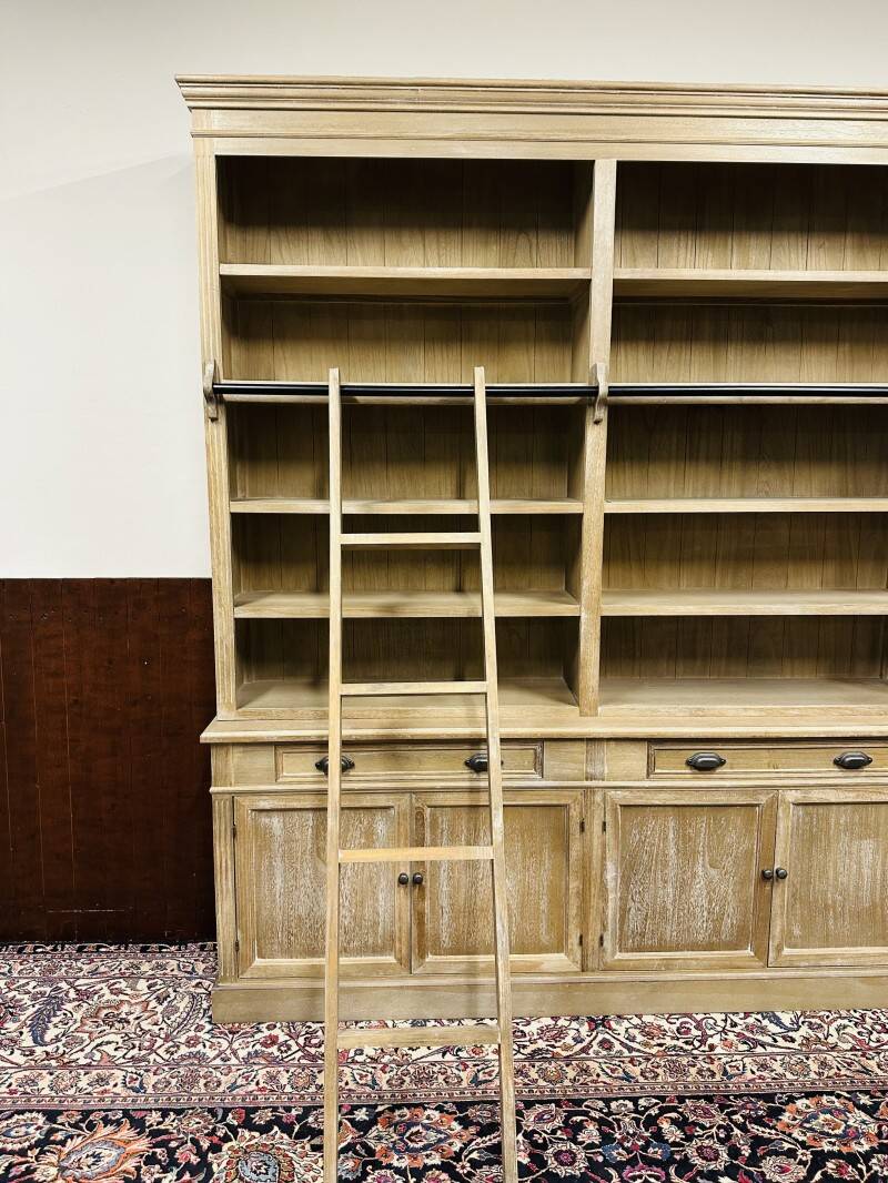 Country Pale Oak Look Bookcase