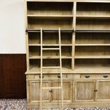 Country Pale Oak Look Bookcase