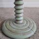 Patinated green gueridon
