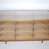Teak Display Cabinet – Vintage Shop Display Counter from the 1950s