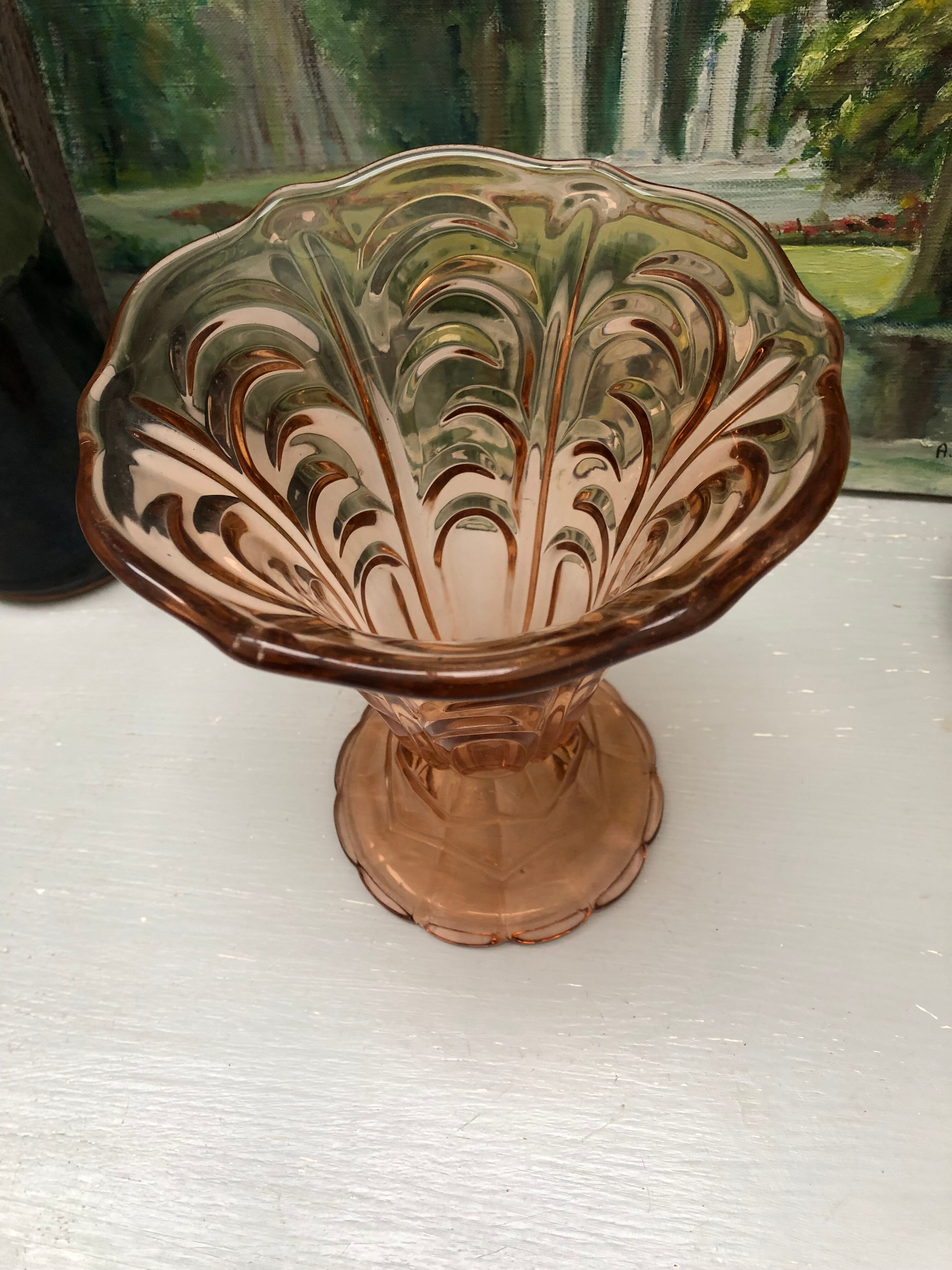 Rosaline-colored vase
