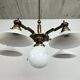 Large cubist chandelier
