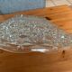 Très belle coupe à fruits 33cm en verre cristal ciselé Ancien Vintage Décoration