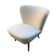 Hungarian White Club Chair, 1950s