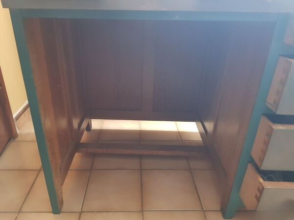 Bureau maître d'école ou d'administration 1950 1960 vintage