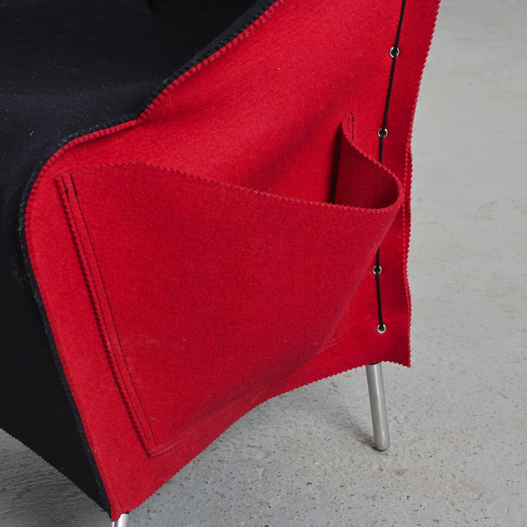 Filzka armchair by Borek Sipek for Scarabas, Netherlands, circa 1990