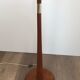 Floor lamp in exotic wood and brass