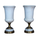 Lampes de table torchères en albâtre, années 1950, lot de 2