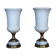 Lampes de table torchères en albâtre, années 1950, lot de 2