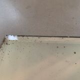 Antique beveled stitched mirror 38x54cm