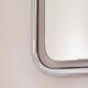 Vintage Italian Chrome Metal Wall Mirror, 1970s