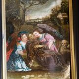 Ecstasy of Saint Francis of Assisi, oil on copper, 17th century