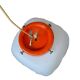 Lampada a Sospensione Vintage Space Age Anni '70 – Vetro Opalino e Arancion