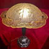 Vintage Art Nouveau lamp signed "Degué", from the 1920s