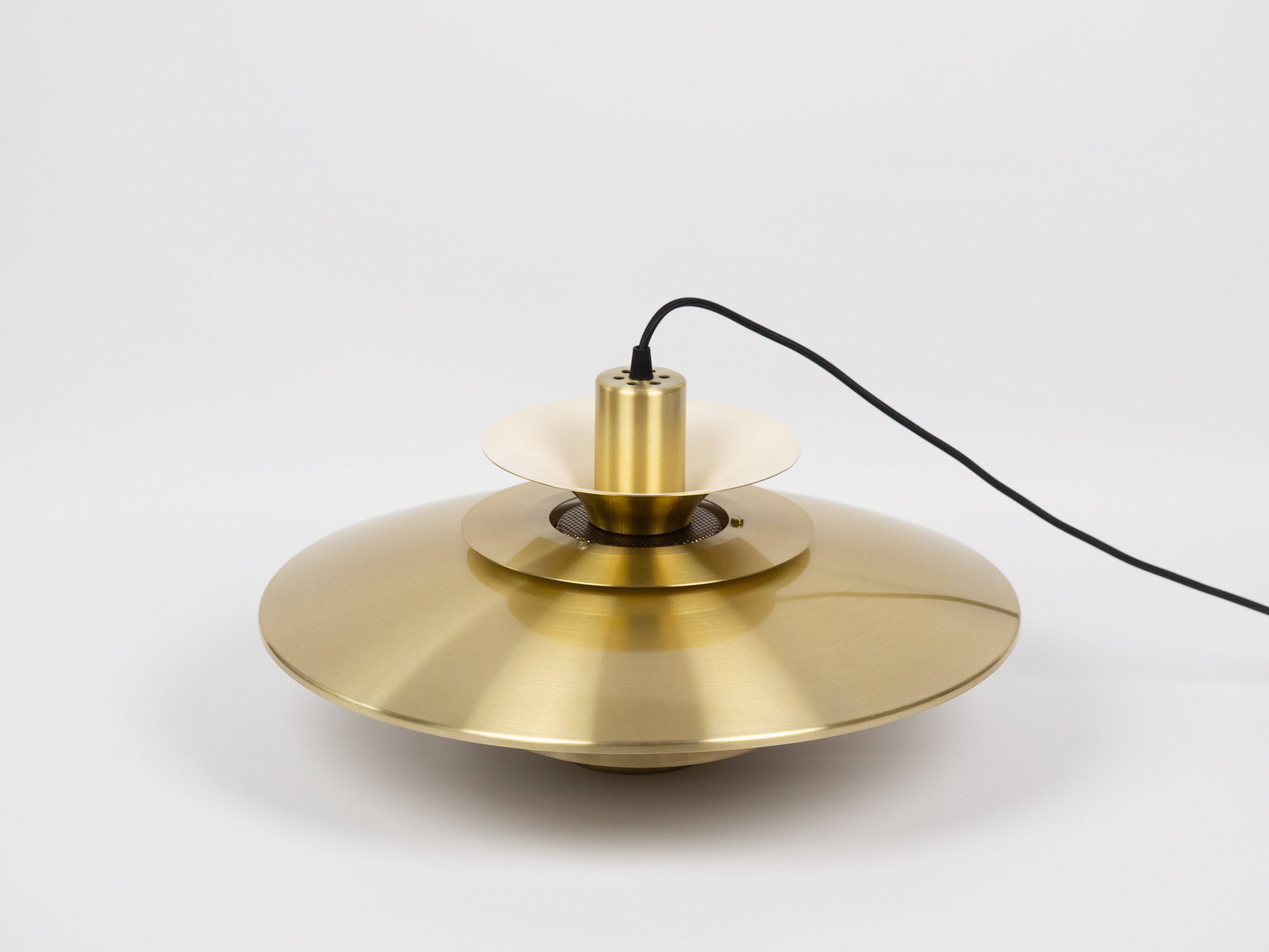 Danish vintage pendant lamp Verona by Kurt Wiborg, Jeka, 1980s