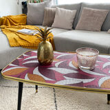 Vintage coffee table legs compass