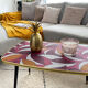 Vintage coffee table legs compass
