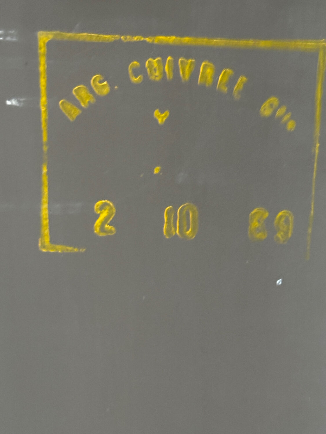 Bevelled Copper Vintage Mirror 60 / 90