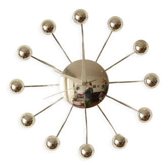 Karlsson Spider Chrome clock