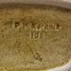 Beautiful vase for P.M ceramics Denmark 1970-80s.