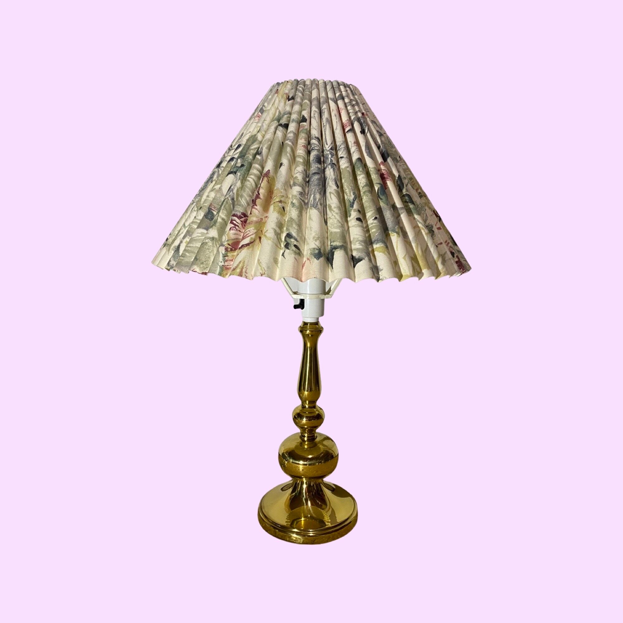 Brass danish design table lamp