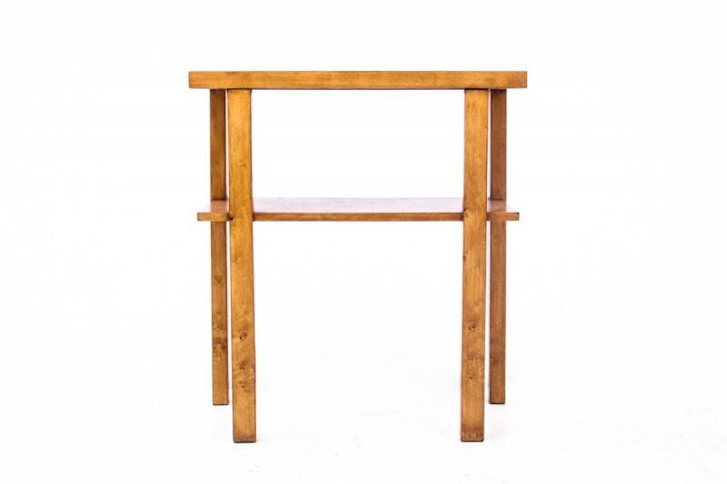 Art Deco side table, Poland, 1950s