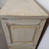 Patinated display cabinet