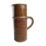 Pitcher in sandstone pyrity signed, years 60-70, 25 cm