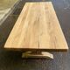 Renovated 19th century solid oak monastery dining table 200cm