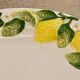 Grand plat barbotine citron