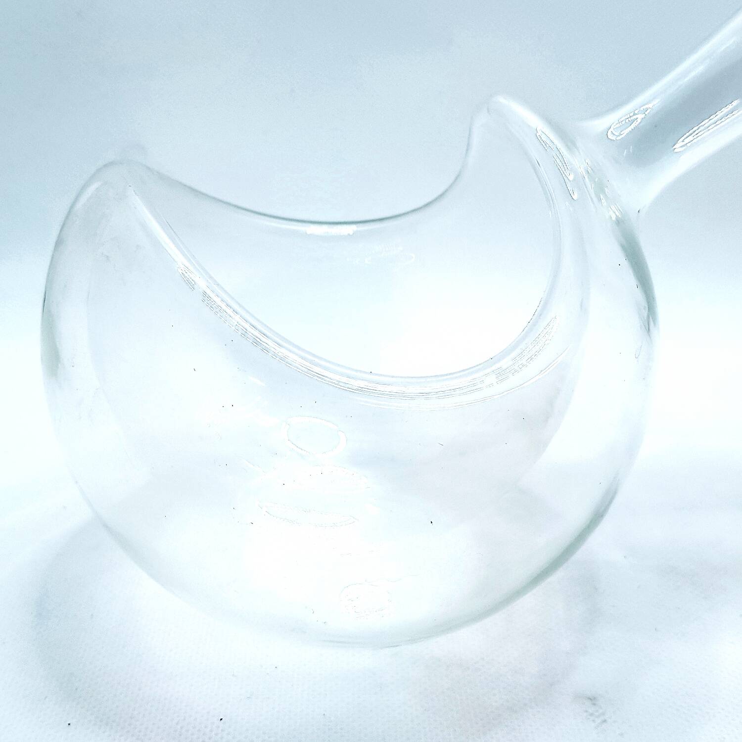 Hand blown chiller decanter